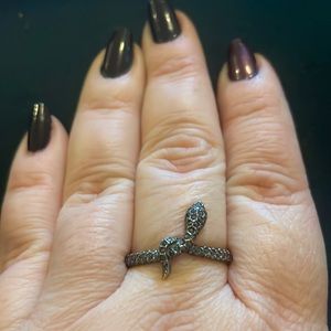 Swarovski snake ring 8